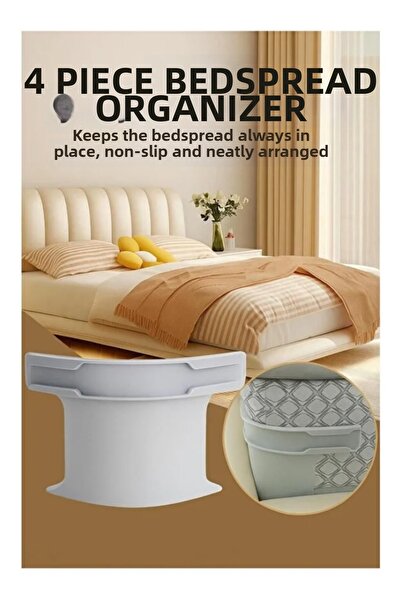 Hilamingo Home 4 bucăți Organizator de cearșafuri Çarşafmatik Organizator pen...