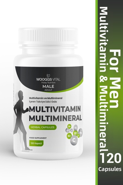 Hotay Nutrition Wooggs Vital مكمل غذائي للرجال يحتوي على الفيتامينات المتعددة...