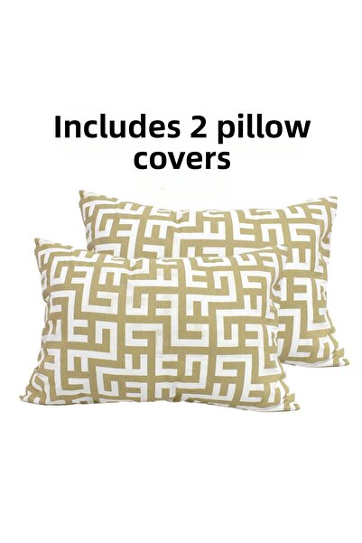 carwen home tekstil Ranfors Cotton Pillowcase Cream Labyrinth