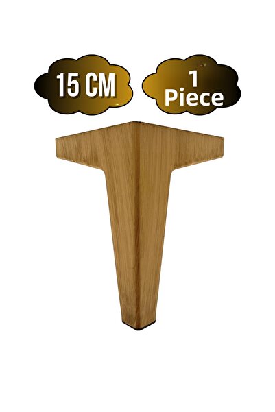 DSYapıAksesuar Serçe Flat 15cm Plastic Leg Furniture Table and Cabinet Leg (1...