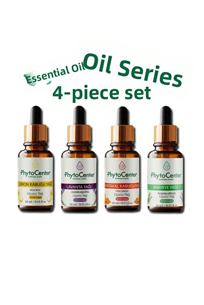 PHYTOCENTER مجموعة الزيوت العطرية من الريحان واللافندر وقشر الليمون والبرتقال...