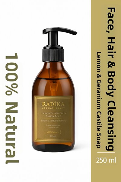 Radika Aromaterapi Natural Castile Soap |   Lemon & Geranium Castile Soap |  ...