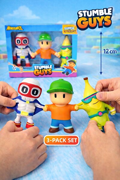 TOYFEST مجموعة شخصيات ستامبل جايز مونستر فليكس آي المرنة المكونة من 3 قطع - ش...