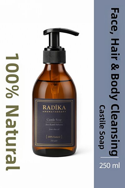 Radika Aromaterapi Natural Castile Soap |   Glass Bottle
