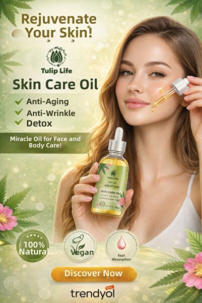 Tuliplife زيت الفولين الياباني (زيت العناية بالبشرة العميقة) 59 مل