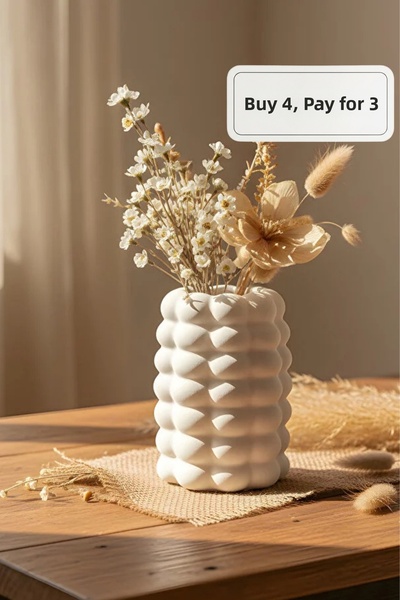 ZURİ DESİGN Obiect decorativ din beton, vază boemă – Design modern 10 x 17