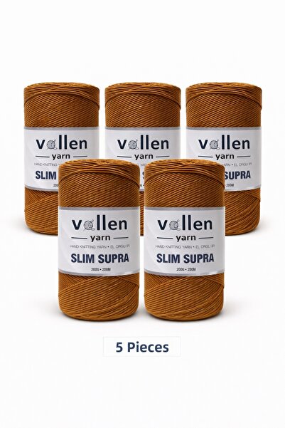 vollen yarn Slim Supra Macrame Ip Cordon Cerat Pase Ip 200gr 200mt Pachet de ...