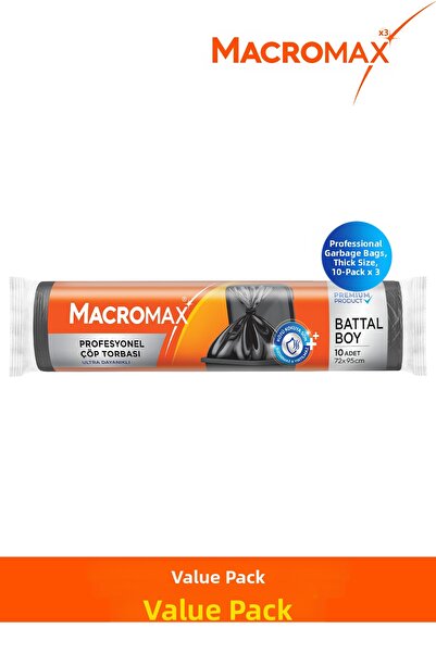 MACROMAX Professional Battal 10-Pack X3