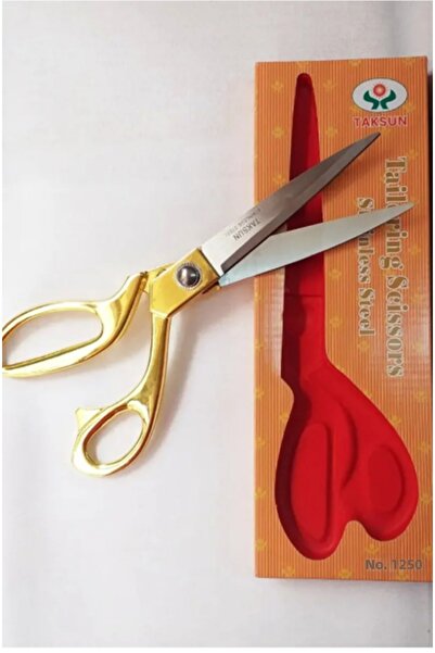Kezban Tekstil Taksun No/ 1250 Leather, Fabric Scissors 10'' Inch - 26 cm 1 P...
