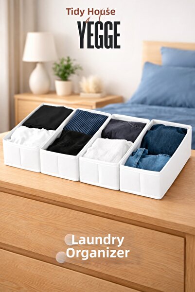 YEGGE 4 bucăți Organizator pentru sertare și dulapuri, Organizator pentru raf...