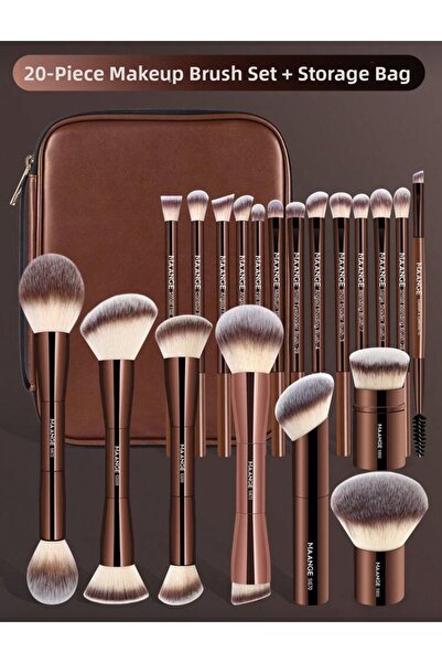 SHEGLAM MAANGE професионален комплект четки за грим от мека алуминиева тръба