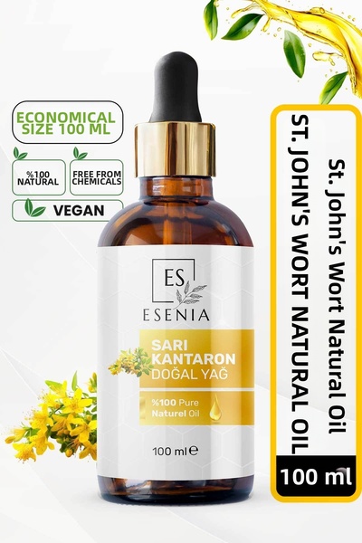 ES ESENIA زيت نبتة سانت جونز 100% نقي وطبيعي، زيت عطري عشبي، زيت البرتقال الع...