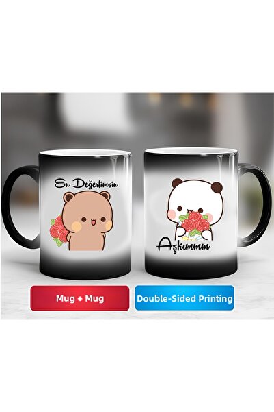 KEMAL İLHAN ' My Love' Bubu Dudu Porcelain Mug (Double)