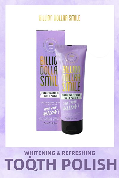 Billion Dollar Smile معجون أسنان لتبييض الأسنان باللون الأرجواني