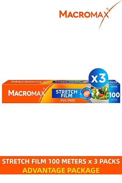 MACROMAX 100 Mt Stretch Film X3