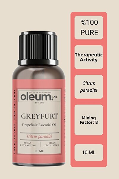 Oleum Lab زيت الجريب فروت العطري 10 مل نقي 100% وفعال علاجيًا (إزالة السموم +...