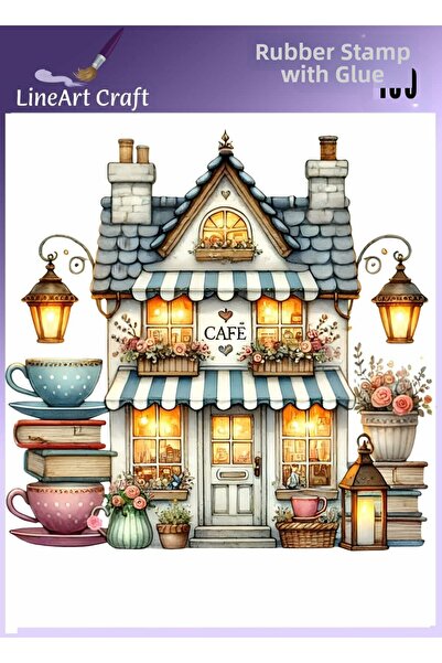 LİNEART RT 130 نقل ملصقات القماش بنمط كافيه، نقل خشبي، نقل بالفرك 30*30 سم