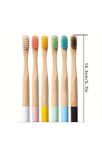 Orivra 3-Pack Children's Bamboo Toothbrush