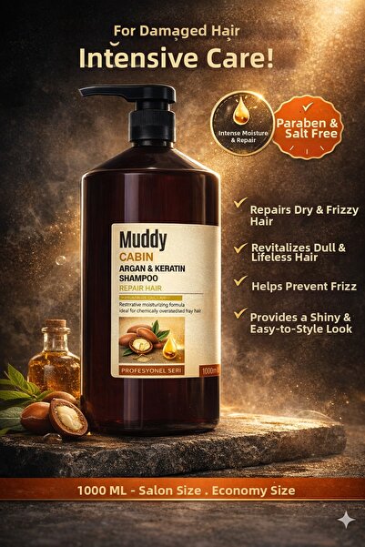 Muddy شامبو الأرغان بالكيراتين -8697426731230