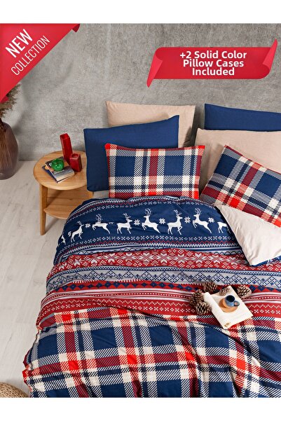 MYSTORY HOME COLLECTION 4-Piece Double Duvet Cover Set Geyik