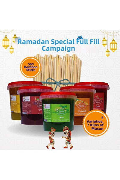 Festiva معجون أوسمالي - 1400 جرام 5 أنواع من المعجون، 500 قطعة من أعواد البامبو