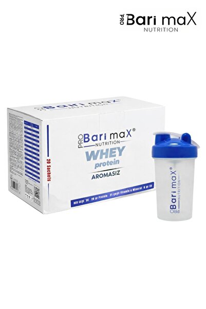 Pro Bari Max Whey Protein 20-Pack Unflavored Package