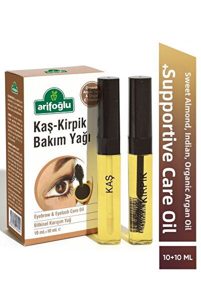 Arifoğlu زيت العناية بالرموش للحواجب 20 مل بزيت الأرغان العضوي وفيتامين E الط...