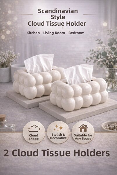 Berdina Home 2-Pack Pinterest Style Bamboo Napkin Holder Decorative Desktop K...