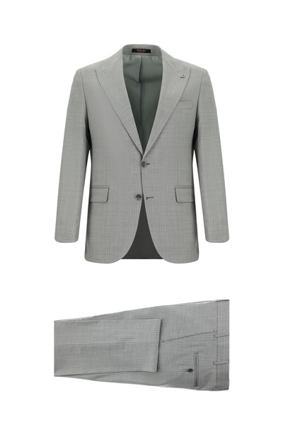 Abdullah Kiğılı Μάλλινο Κλασικό Ριγέ Κοστούμι