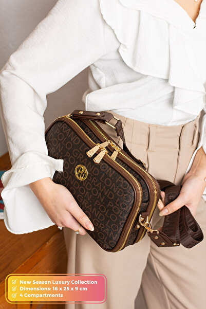 POLOGRAND London Original New Season 4-Compartment Luxury Soft Leather Comfor...