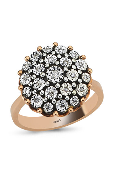 Assos Pırlanta 0.09 Karat Elmas Fantezi Yüzük