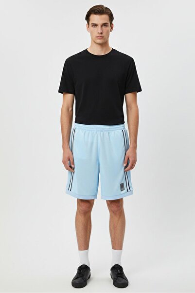 Givenchy Men Brand Logo Basic Shorts, Light Blue