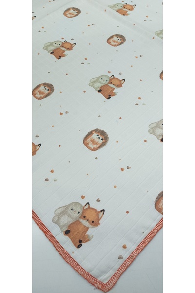 minnakya بطانية أطفال حديثي الولادة من الموسلين متعددة الأغراض مقاس 80*90، قم...