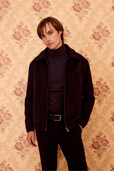 DeFacto Lined Zippered Wool Coat F7752Ax26Sp