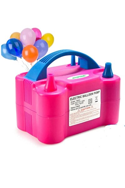Janissary Çift Çıkışlı Elektrikli Balon Şişirme Makinesi Balon Makinası Fişli