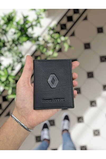 VİSSO RENAULT Araç Uyumlu VİSSO 1904 Hakiki Deri Araç Ruhsat Kılıfı İsme Özel...