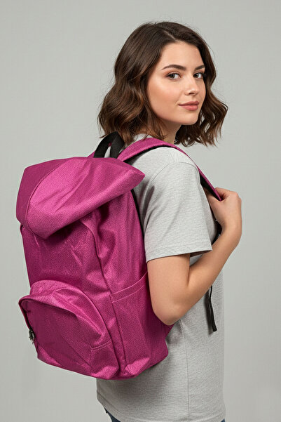 Deriderim Morikukko Подарунок до канікул Рожево-сірий знімний капюшон Великий...