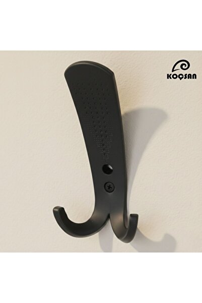 KOÇSAN Armada Siyah Portmanto Askı, Lüks Vestiyer Askısı, Dolap Askılık, Duva...