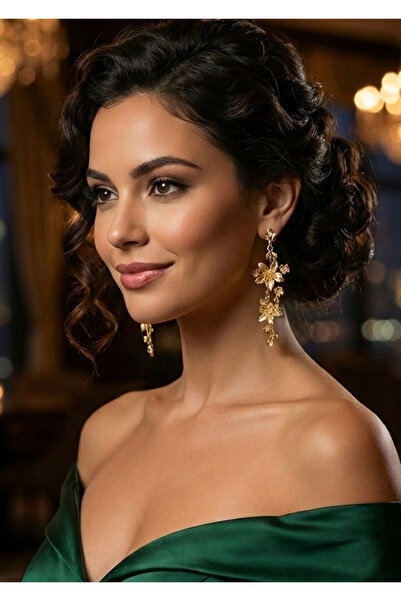 Duke Nickle أقراط الأزهار Rdpk5153