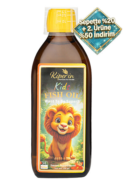 Kiperin Kids Fish Oil | Çocuk Özel | Yüksek Balık Yağı: 1800, Omega 3:1206mg,...