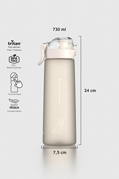 Renga Saga Loop Soft Touch 730 ml Tritan Matara 912136 Bej