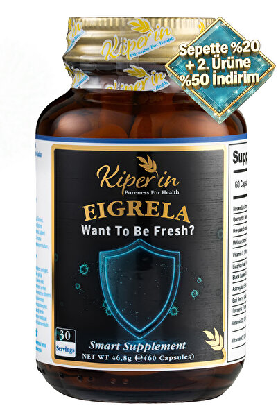 Kiperin Eigrela | Kuersetin, Kekik, Astragalus, Çörek Otu, Akgünlük.. | 60 Ka...