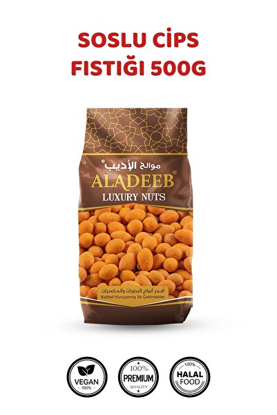 ALADEEB Soslu Cips Fıstık 500 gr