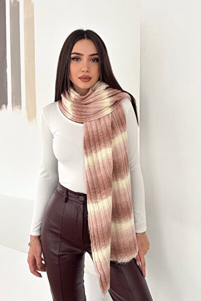 Noi Belis Yumuşak Dokulu Kalın Triko Atkı AW25AT0001