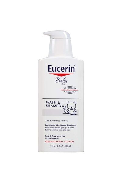 Eucerin 2'si 1 Arada Formül Bebek Yıkama Şampuanı 400 ml