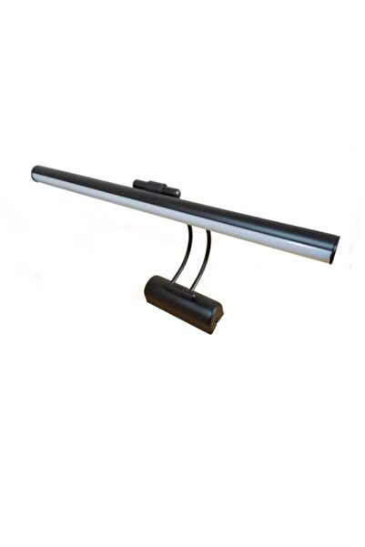 AKDENİZ AYDINLATMA ELEKTRİK MALZEMELERİ 50cm Elektrikli Tablo Banyo Apliği Siyah