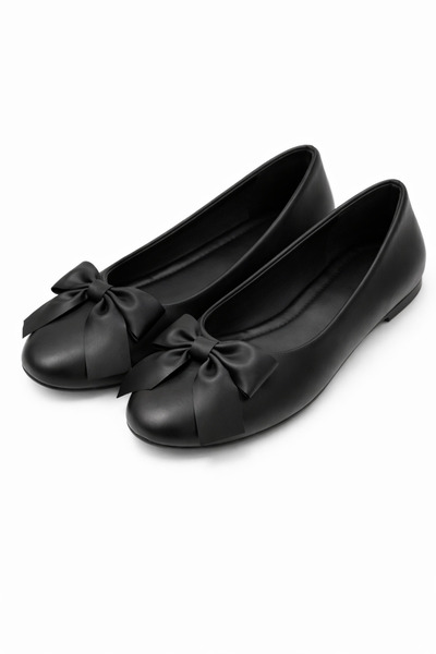 FootFrenzy Balerini Sofia pentru femei, cu detalii cu fundă, pentru utilizare...