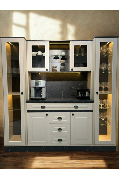 Avm 24 Mikel Masalı Kahve Köşesi Led Aydınlatmalı %100 Mdf Ücretsiz Montaj 20...