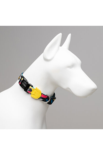 Lindodogs Lindo Dogs Enjoy Dog Collar Colorful Large