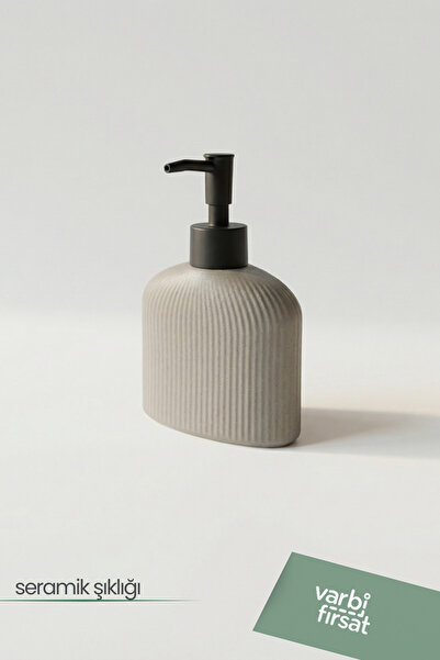 Varbifırsat Modern Desenli Seramik Sabunluk 180 ml
